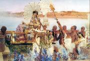 Alma-Tadema, Sir Lawrence The Finding of Moses (mk23) china oil painting reproduction